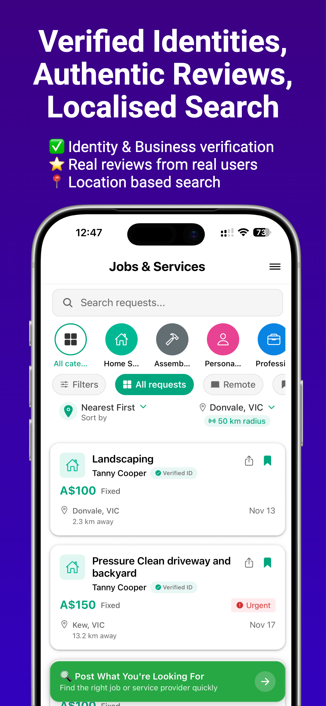 Deal Once jobs and services.